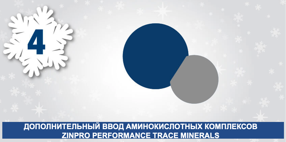 Ввод аминокислотных комплексов Zinpro